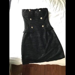 Love Culture Strapless Fitted Dress